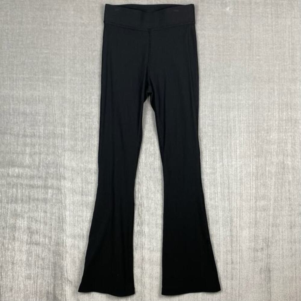 Outdoor Voices Leggings Womens‎ XS Black Ribbed Flared Leg Lounge Athleisure